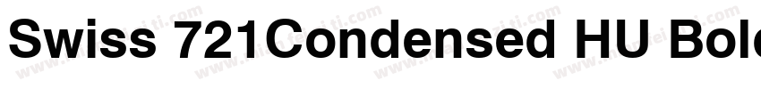 Swiss 721Condensed HU Bold字体转换